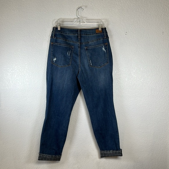 Judy Blue Dark Wash Skinny Jeans - Picture 5 of 6